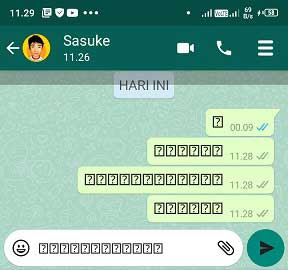 Cara Membuat Tanda Tanya Dalam Kotak Di Whatsapp